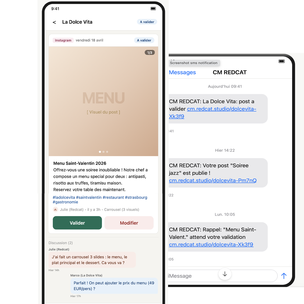 Outil interne de community management - Redcat Studio
