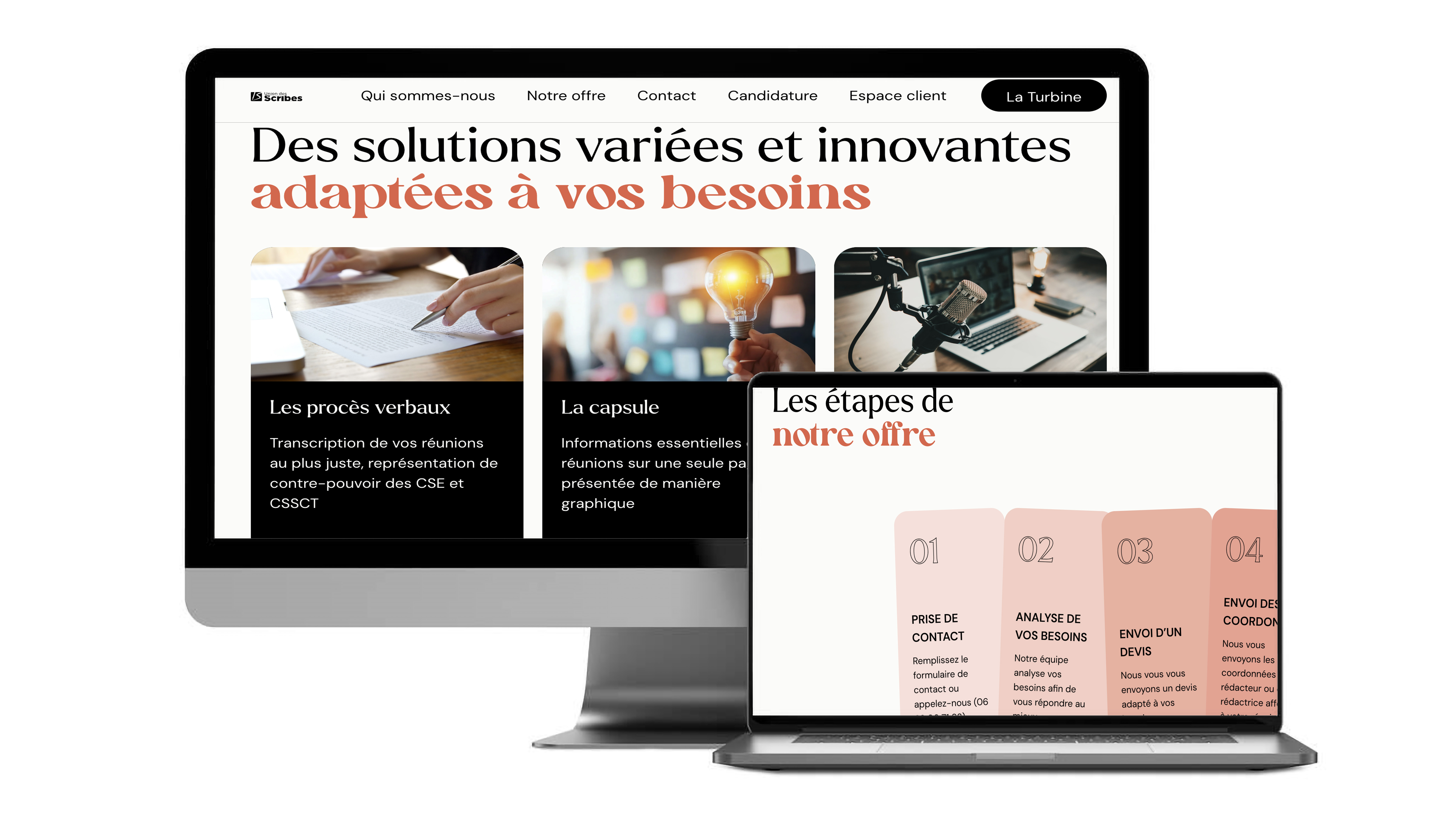 Union des Scribes - Offres et étapes